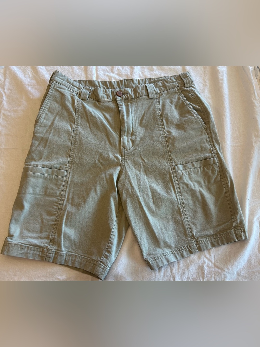 Tommy Bahama Relax Mens Khaki Cargo Shorts Sz 34